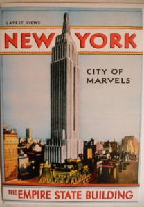 Empire State Building classic poster