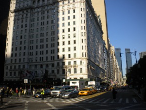 The Plaza Hotel, New York, street view