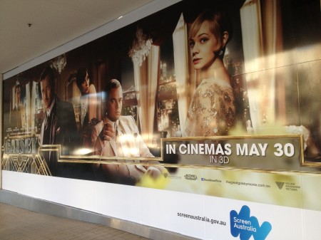 The Great Gatsby poster Sydney 20May2013