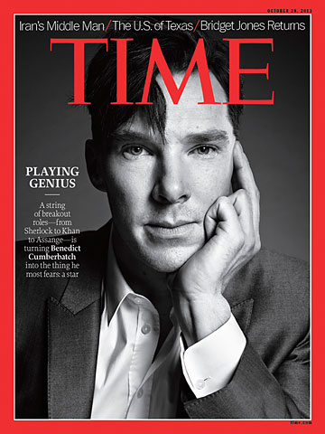 Benedict Cumberbatch Time cover