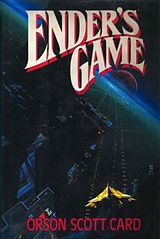 Ender's Game first edition book cover 1985